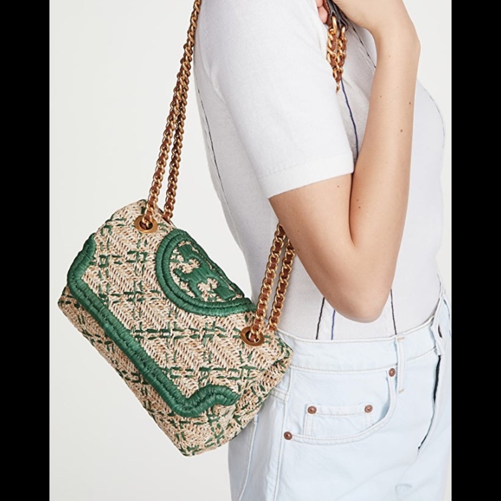 Tory Burch Fleming soft straw bag